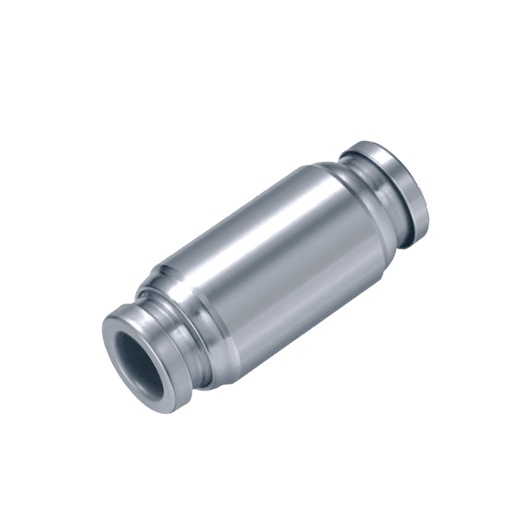 Conector Neumático Rápido Recto Manguera 8 mm x Manguera 8 mm Acero - SMC KQG2H08-00 - 168837