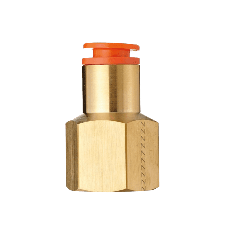 Conector Neumático Rápido Recto Manguera 3/8" x NPT 1/2" Hembra, Latón SMC KQ2F11-37A - 212713