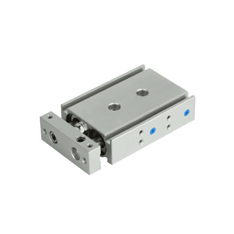 Cilindro Neumático Lineal Guiado ø 15 mm x 30 mm, M5, Doble Efecto, Guía de Deslizamiento (Antigiro), Amortiguación Elástica - SMC CXSM15-30 - 010365