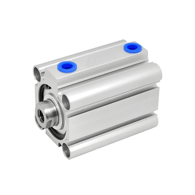 Cilindro Neumático Compacto ø 40 mm x 20 mm, RC 1/8", Doble Efecto, Sin Lubricación, Vástago Hembra - SMC CDQ2A40-20DZ - 197454