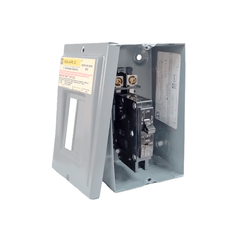 KIT Centro de Carga para Empotrar con Interruptor 20 Amperes, 1 Módulo, Enchufable, 480 x 400 x 200mm, NEMA 1 - Chint QOD1F-B2QP120E