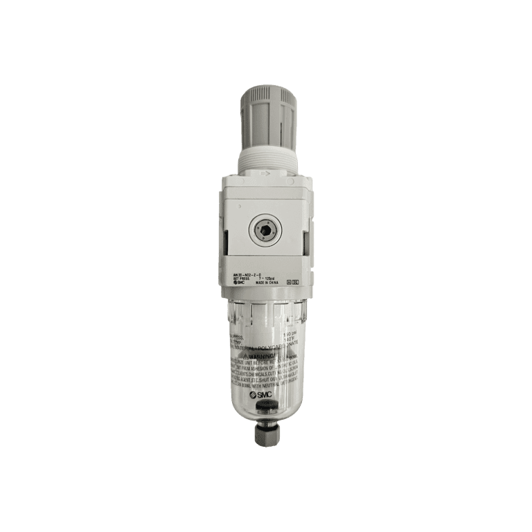 Filtro Regulador 0.05 a 0.85 MPa, 5 μm, 1/4" NPT Vaso Policarbonato - SMC AW20-N02-Z-D - 423481