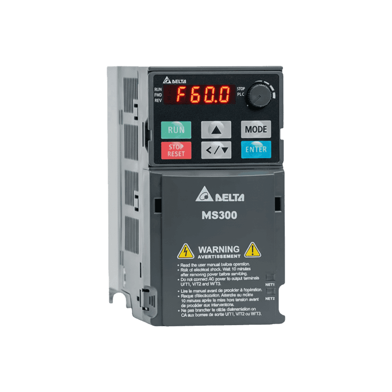 Variador de Velocidad 0.25 HP, 0.2 kW, 110 VCA 1.6 Amperes, 1H - Delta VFD1A6MS11ANSAA
