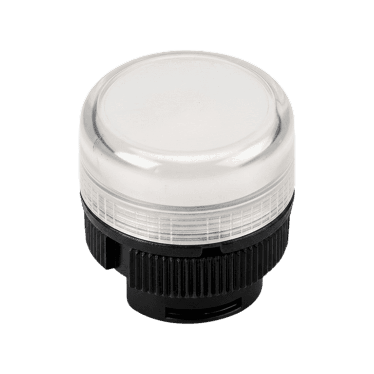 Cabeza de Piloto Luminoso Plástico Blanco montaje ø 22 mm, IP40 - Chint - NP2-EV/1 - 574801