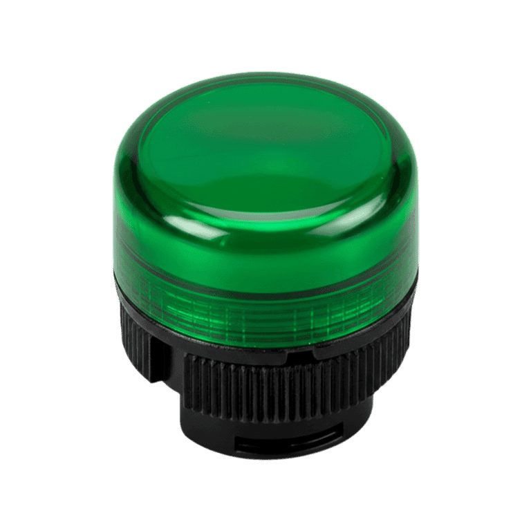 Cabeza de Piloto Luminoso Plástico Verde montaje ø 22 mm, IP40 - Chint - NP2-EV/3 - 575670