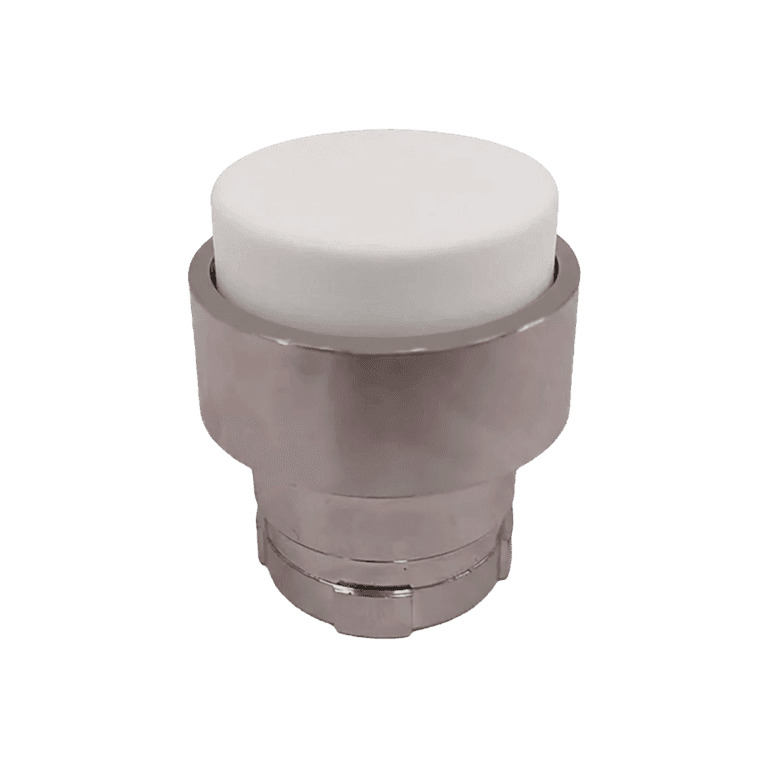 Cabeza de Pulsador Momentáneo Metálico Blanco Saliente montaje ø 22 mm - Chint NP2-BL1 - 575976