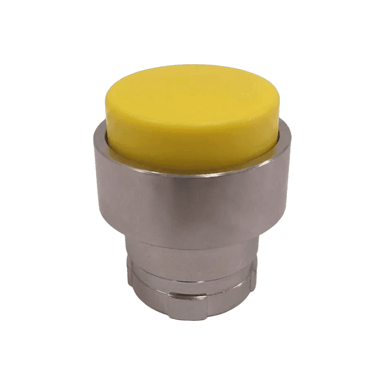 Cabeza de Pulsador Momentáneo Metálico Amarillo Saliente montaje ø 22 mm - Chint NP2-BL5 - 575974