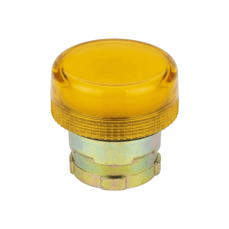 Cabeza de Pulsador Momentáneo Plástico Amarillo Rasante montaje ø 22 mm - Chint - NP2-EA5 - 574626