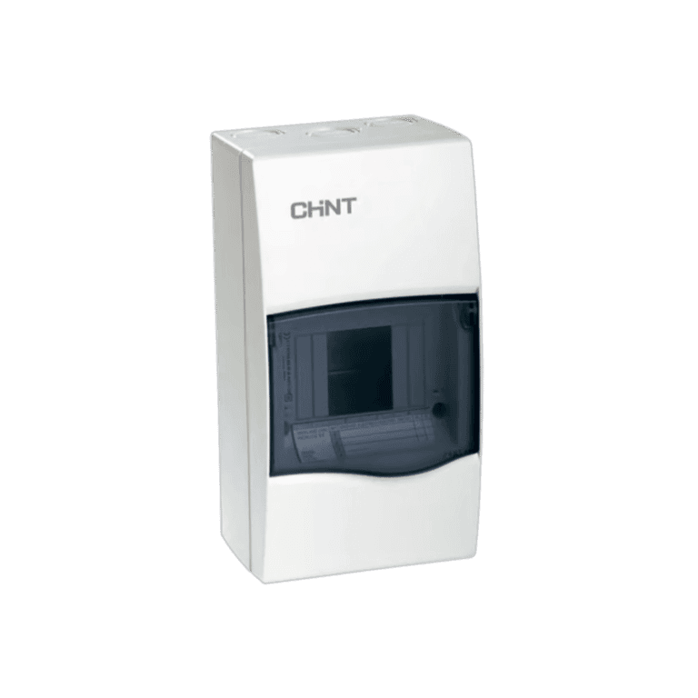 Caja de Distribución para Sobreponer, 4 Módulos, Riel Din, 210 x 140 x 100mm, IP65 - Chint CD65S04 - 8101058 